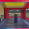 Castillo Inflable, Resbaladilla Acuática para Exteriores, Trampolín, Castillo Travieso con Temática de Dibujos Animados para Interiores, Alberca de Agua, Cama Elástica Inflable Multifuncional