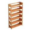 Librero Simple de Piso Estante de Almacenamiento Multicapa para Hogar, Dormitorio Estudiantil Infantil, Sala de Estar, Estudio