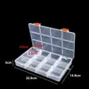 Caja Organizadora de Compartimentos Multifuncional Plástico Gran Capacidad Extraíble Múltiples Compartimentos Caja para Componentes Electrónicos Caja de Plástico Transparente Venta al por Mayor