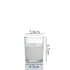 Suporte de Velas de Vidro Copo Criativo para Velas Pote diy Suporte para Copo de Vidro de Aromaterapia Tampa de Bambu para Fazer
