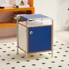 Superventas Popular en Internet Mesita de Noche Dormitorio Moderno Simple Gabinete Lateral con Almacenamiento Extraíble Estudio Nórdico Hogar Gabinete Pequeño
