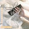 Deseo puro japonés ~ ropa interior transparente de malla para mujer, transpirable, cómoda, de encaje, sexy, con cinturón fino de jacquard, bragas para mujer