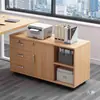 Gabinete de Oficina de Madera con Cerradura, Gabinete Móvil de Almacenamiento, Gabinete de Cajones con Ruedas, Almacenamiento Debajo del Escritorio, Gabinete de Almacenamiento, Gabinete para Documentos