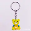 Urso Desenho Animado Fofo Pingente de Plástico Macio PVC Pingente para Bolsa Decoração Presente para Estudante Pronto para Atacado
