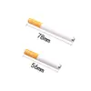Fabricante de Wenzhou Más Vendido Transfronterizo 78mm55mm Largo Metal Aleación de Aluminio Forma de Cigarrillo Accesorios para Fumar Accesorios Portátiles