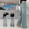 Ropa para Niños Jeans para Niñas para Niños Mayores 2026 Nuevo Primavera y Otoño Casual Estilo Coreano Pantalones de Pierna Ancha
