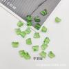 Xingtai Cristal Vidrio Cuentas Sueltas DIY Corazón de Durazno Flor de Ciruelo Pétalo Cortina de Puerta Accesorios de Ropa Agujero Recto Elemento Mariposa