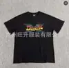 Estilo Novo da Primavera de 2026 com Etiqueta na Gola, Camiseta Casual Estampada Solta de Manga Curta Estilo Americano Tendência Alcatraz para o Verão