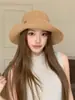 Sombrero de Paja de Ala Ancha de Verano con Hebilla Magnética, Sombrero de Pescador de Paja para Mujer, Versátil para Salidas de Verano, Plegable, Ligero, Sombrero de Protección Solar