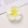 Pinza para el pelo enrollada con flor esmerilada transfronteriza europea y americana, pinza de tiburón grande estilo vacación de verano en la playa, pinza para el pelo, accesorio para el cabello