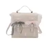Bolsa de Renda Fofa e Fresca com Acabamento em Renda, Mochila Feminina, Novo Modelo 2025, Versátil para o Dia a Dia, Bolsa de Mão, Bolsa Escolar para Mulheres