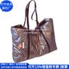 Bolsa de Mão Transfronteiriça de Algodão Espacial Rpet Acolchoada de Algodão Bolsa de Ombro Estilo Japonês Rpet para Baixo Bolsa Tote Fábrica Personalizada