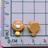 Mini juego de comida de tamaño pequeño, garra de perro de chocolate, crema, helado, paleta, parche para decoración de uñas, horquilla, accesorios de resina para bricolaje