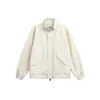Ropa Vintage Yidao Otoño 2026 Nuevo Retro Americano Diseño Deconstruido Camisa Holgada Cremallera Cuello Alto Chaqueta de Vuelo
