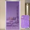 [Cuentas de la suerte] cortina de cuentas cortina de puerta cortina divisoria a prueba de mosquitos decoración de baño pasillo dormitorio cortina a prueba de mosquitos y moscas Cristal de imitación