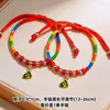 Joyería de Venta Caliente Festival del Bote del Dragón Pulsera de Cuerda Colorida Tejida a Mano Espiral Columna de Dragón Suerte Cuerda de Mano Colorida