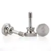 Tornillos de Acero Inoxidable 304 Moleteados de Cabeza Alta Sueltos No Desmontables Moleteados de Mano Ajustables Paso Tornillos de Cabeza Alta Sujetadores M3M4-M8