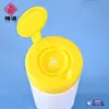 Contenedor de Toallitas Húmedas de Plástico, Tarro Redondo Extraíble, Contenedor de Toallitas con Alcohol Tapa Abatible, Botella Sellada de Boca Ancha, Botella Personalizada para Talco