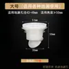 Desagüe Pequeño Antiolor para Primer Piso, Diámetro Extra Pequeño de 25 mm, Desagüe de Piso Antihongos y Antinsectos con Prevención de Contrapresión para Baño y WC por Metabo