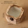 Caja de Almacenamiento de Vidrio con Flor de Begonia Tapa abatible Caja Decorativa para Tocador Caja de Madera Retro Organizador de Escritorio para Artículos Varios Caja de Madera