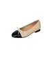 Zapatos Planos de Cuero Genuino Estilo Pequeño Fragancia con Lazo para Mujer 2026 Nuevo Estilo Boca Baja Slip-on Wanzai Commute Bailarinas