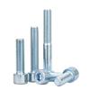 Tornillos Cilíndricos de Acero Galvanizado Grado 8.8 con Cabeza Hexagonal y Cavidad Hexagonal Tornillos de Cabeza Cúpula Zinc Azul y Blanco M2M2.5M3M4-M12