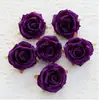 Cabeças de Flores de Rosa Artificiais, Flores de Seda para Decoração de Casamento, Flores de Tecido Artesanais DIY, Flores Artificiais, Flores Artificiais