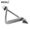 Anillos Triangulares para Pezón de Acero Inoxidable Meier, Aretes Triangulares para Oreja, Aretes Nuevos para Oreja, Joyería para Piercings Corporales, Precio Bajo de Fábrica al por Mayor