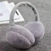 Protetores de ouvido elásticos dobráveis quentes para estudantes femininas fofos de veludo protetor de ouvido de inverno para homens proteção de ouvido feminina aquecimento de ouvido