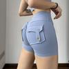 Pantalones de yoga sexys de tres puntos para mujer, de cintura alta y con bolsillos, para el trabajo, deportivos y de fitness, para primavera y verano