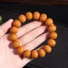 Pulsera para Hombre de Hueso de Durazno Natural con Círculo Único para Meditación y Juego, Joyería de Lujo con Cabeza de Mono, Venta al por Mayor desde el Fabricante