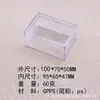 Empaque de Plástico Caja de Regalo Transparente Caja de Almacenamiento de Plástico Tapa Cielo y Tierra Caja de Empaque para Accesorios Transparentes