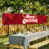 Decoración de Pancarta de Letras Navideñas Arreglo Ambiente de Fiesta Navideña Decoración de Fondo Tela Colgante Escena del Evento