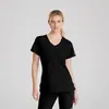 Novo Lançamento de Cor: Tops Esfoliantes Elásticos de Secagem Rápida em Tamanhos Grandes, Uniformes para Médicos e Enfermeiros, Conjuntos de Cor Sólida, Leves, Casuais e Confortáveis