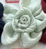 5,5CM Temperamento coreano textura plissada flor torcida novos acessórios flor feita à mão para DIY sapatos acessórios decorativos para roupas