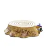 Adornos de Taburete Tocón de Árbol de Hongo, Taburetes Individuales/Dobles de Tocón de Árbol Grandes y Pequeños, Accesorios de Paisajismo para Micro Paisajes, Decoraciones Hechas a Mano para Bricolaje