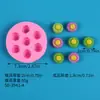 Molde de Silicone Cartoon Lua Estrelas Queijo Bolo Triângulo Mini Pequeno Decoração Casquinha de Sorvete Molde de Silicone