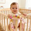 Corrente de chupeta com contas feitas à mão de 16 cores corrente anti-queda de chupeta chupeta com brinquedo para bebê clipe anti-queda