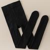 Outono e Inverno Novos Meias-Calças Leggings de Torção de Cânhamo de Algodão Escovado Estilo Japonês Roupa Externa Feminina de Algodão Meia-Calça Quente Retrô
