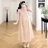 Novo Top de Maternidade Rosa Fada Redutor de Idade Outono 2026 + Vestido Camisola de Maternidade Floral Emagrecedor