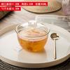 Tazón Golondrina tazón de postre tazón de sopa vajilla Tazón de Cristal borde dorado tazón de vidrio hogar oreja plateada tazón para avena