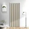 Cortina de puerta cortina divisoria cortina opaca instalación sin perforaciones un juego completo uso en dormitorio hogar divisor de habitación cortina cortavientos para aire acondicionado