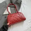2026 Nueva Moda Bolso de Hombro Bordado Acolchado de Diamantes Versátil para Viajes de Negocios Bolso de Hombro Retro de Nicho