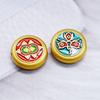 Acessórios para Pulseira do Deus da Riqueza de Cinco Vias Guochao Liga Pingando Óleo Contas Perfuradas do Deus da Riqueza de Cinco Vias Contas de Nuvem Traseira do Tibete