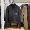 Ropa de mujer japonesa cooperación nuevo cárdigan chaqueta de punto suave mezcla de lana de oveja chaqueta con cremallera 471464