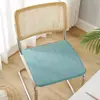 Almofada de Assento de Veludo Simples para Todas as Estações Almofada de Cadeira Almofada de Cadeira de Longa Permanência no Escritório Almofada de Assento para Estudantes Almofada de Cadeira de Jantar Mesa's Army
