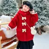 Chaqueta de Felpa para Niña 2026 Invierno Nuevo Estilo Infantil Elegante de Longitud Media Suéter de Peluche Top de Lana de Cordero para Bebé Niña