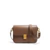 Bolso Pequeño Cuadrado Nuevo con Tapa abatible Colección Primavera/Verano 2026 Bolso de Hombro Cruzado Simple para el Trabajo en Piel Genuina con Diseño Único y Estilo Versátil