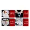 Pegatinas Adhesivas Impermeables con Patrón de Nube, Etiquetas Personalizadas para Té y Vino, Pegatinas Selladoras con Logo de Textura Vintage de Alta Gama
