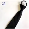 Corbata de Hombre Cremallera Novio Boda Roja 8cm Vestido Negocio Nudo Negro Libre Perezoso Fácil de Tirar Azul Corbata